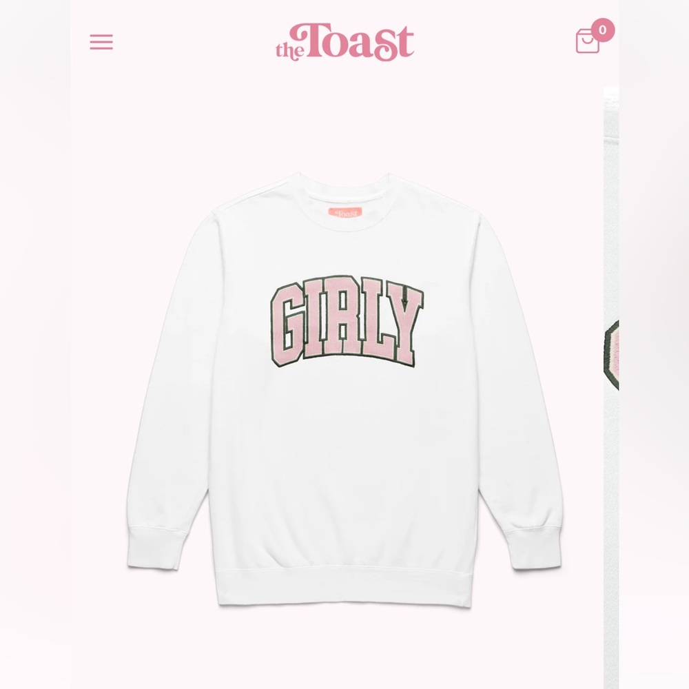 The Toast Girly Crewneck
